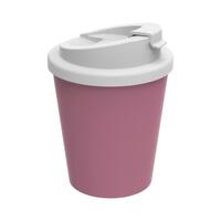 Artikelbild Kaffeebecher "Premium Deluxe" small, rosa/weiß