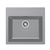 LAVABO SIRIUS SID 610, COLOR GRIS