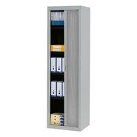 Armoire haute à rideaux démontables Largeurs spécifiques 200 x 60 cm gris