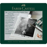 Faber-Castell Pitt Graphite Matt & Castell 9000 Set Multi