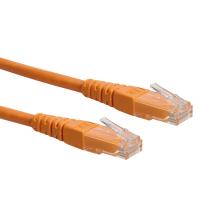 ROLINE 1.0m Cat6 UTP hálózati kábel Narancssárga 1 M U/UTP (UTP)