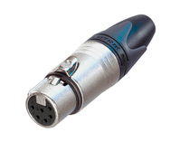 Neutrik NC6FXX kabel-connector XLR Zwart, Zilver