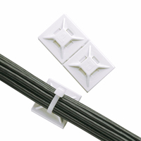 Panduit ABMM-AT-D kabelbinder Kabelbinder met parallelle doorvoer Acryl, Acrylonitrielbutadieenstyreen (ABS) Wit 500 stuk(s)
