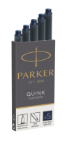 Parker 1950385 recharge pour stylos Noir, Bleu 5 pièce(s)