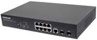 Intellinet 561167 hálózati kapcsoló Vezérelt Gigabit Ethernet (10/100/1000) Ethernet-áramellátás (PoE) támogatása Fekete