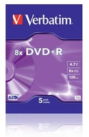 Verbatim DVD+R 8x 4,7 Go 5 pièce(s)
