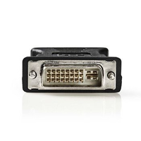 Nedis CCGP32900BK tussenstuk voor kabels DVI-I 24+5-Pin VGA Zwart