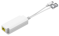 Microconnect MC-POESPLITTER-CW hálózati elosztó Fehér Ethernet-áramellátás (PoE) támogatása
