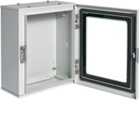 Hager orion+ Obudowa stalowa 350x300x160mm, IP65, drzwi transparentne