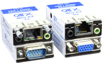 SY Electronics CX-0M-AV-SET audio/video extender AV-zender & ontvanger Blauw, Wit