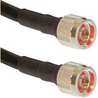 Ventev LMR400UFNMNM-6 coaxial cable LMR400 1.8 m Black