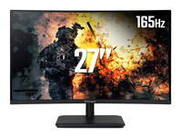 Acer AOpen 27HC5RPbiipx 27 Inch Full HD Curved Monitor (VA Panel, FreeSync, 165 Hz, 5 ms, DP, HDMI, Black)