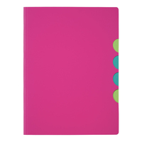 Pagna 41805-34 Tab-Register Konventioneller Dateiordner Karton Pink