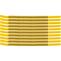 Brady SCNG-18-D kábeljelölő Fekete, Sárga Nejlon