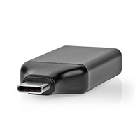 Nedis CCGP64350GY tussenstuk voor kabels USB C DisplayPort Zwart