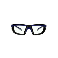 3M S2001SGAF-BGR-F gogle i okulary ochronne Plastik Niebieski, Szary