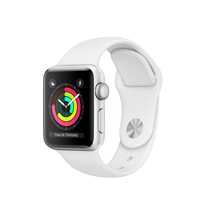 Apple Watch Series 3 OLED 38 mm Digital 272 x 340 pixels Touchscreen Silver Wi-Fi GPS (satellite)