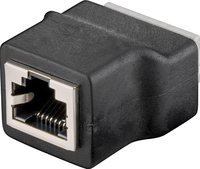 Microconnect KON032 wtyczka RJ45 Czarny
