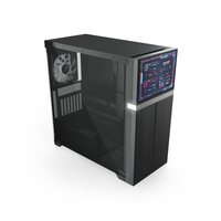 Valkyrie VK02 LCD Black Midi Tower Noir