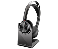 POLY Voyager Focus 2-M USB-C-C Headset USB-C/A Adapter Charging Stand