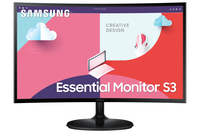 Samsung Essential Monitor S3 S36C LED display 61 cm (24") 1920 x 1080 px Full HD Czarny