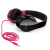 Fantec SHP-250AJ Kopfhörer Kabelgebunden Kopfband Musik Schwarz, Pink