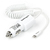 StarTech.com Caricabatteria da auto a doppia porta USB con cavo Lightning incorporato - Bianco