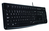 Logitech K120 Corded Keyboard billentyűzet USB QWERTZ Svájc Fekete