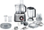 Bosch MC812M844 robot da cucina 1250 W 3,9 L Nero, Acciaio inossidabile