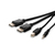 Belkin F1DN2CCBL-MP6T Tastatur/Video/Maus (KVM)-Kabel Schwarz 1,8 m