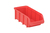hünersdorff 682100 tárolódoboz Téglalap alakú Polipropilén (PP) Vörös