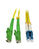 Synergy 21 S215511 InfiniBand/fibre optic cable 0,5 m 2x E-2000 (LSH) 2x LC Geel