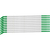 Brady SCNG-09-I Kabelmarkierer Schwarz, Weiß Nylon 10 Stück(e)