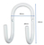 Vivolink VLCBLHOOK cable organizer Wall Cable holder White 1 pc(s)