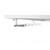 InLine Cable guide/shelf for under-table mounting, white