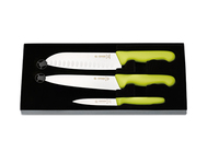 Kochmesser-Set 3-tlg. limette Giesser - Made in Germany