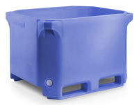 Hygiene Palettenbox BI-700, Reinraumbehälter, 1200x1000x820mm, PE-Schale PU-Kern, 700L, Hellgrün