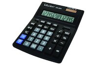 Kalkulator biurowy VECTOR KAV VC-554x, 14-cyfrowy, 153x199mm, czarny