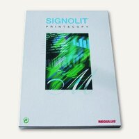 Regulus Signolit Selbstklebefolie A3, Metalleffekt - Silberglanz, 0.070 mm, 40 Blatt