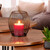 Relaxdays Kerzenständer, oval, 2 Größen, Draht-Design, Metall, für Votiv- & Stumpenkerzen, Deko Kerzenhalter, schwarz