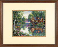 Counted Cross Stitch Kit: Cabin Fever
