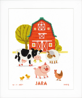 Counted Cross Stitch Kit: At the Farm