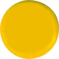 Magnes biurowy,okrągły, żółty 20mm Eclipse