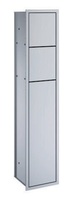 EMCO 978305050 WC-Modul ASIS Public 150 Unterputz, 809 mm Tür links, aluminium