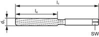 Artikeldetailsicht FORMAT FORMAT Handreibahle DIN 206 B HSS 10,0mm