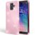 NALIA Glitter Case compatible with Samsung Galaxy A6, Ultra-Thin Mobile Sparkle Silicone Back-Cover, Protective Slim Shiny Protector Skin, Shockproof Crystal Gel Bling Bumper Pink