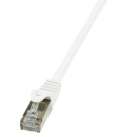 Patchkabel Cat.6 F/UTP EconLine, weiß, 0,5m, LogiLink® [CP2021S]