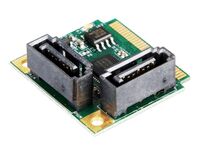 Mini PCIe SATA 3 Controller für HDD und SSD Drives, Exsys® [EX-48080-2]