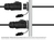 Industrie-Steckverbinder S1 - Power (2-Pin) Durchführungskupplung mit Flansch, Lötanschluss, Metall,