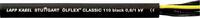 LAPP ÖLFLEX® CLASSIC BLACK 110 Vezérlő vezeték 2 x 0.75 mm² Fekete 1120232-50 50 m